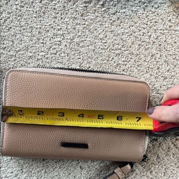 Rebecca Minkoff Taupe Leather Wristlet Wallet - Picture 14 of 16